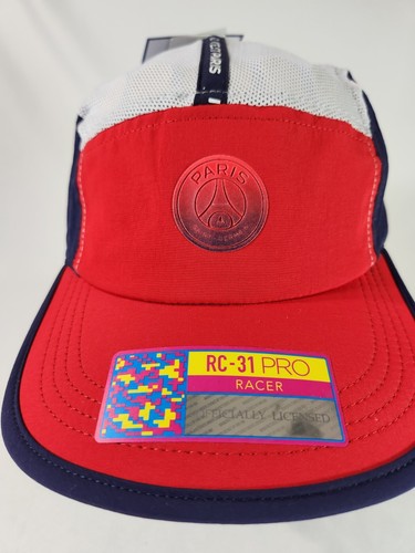 NWT Fan Ink Paris Saint Germain "Deuce" RC-31 Pro Racer Hat - Red/White/Blue - Picture 2 of 8