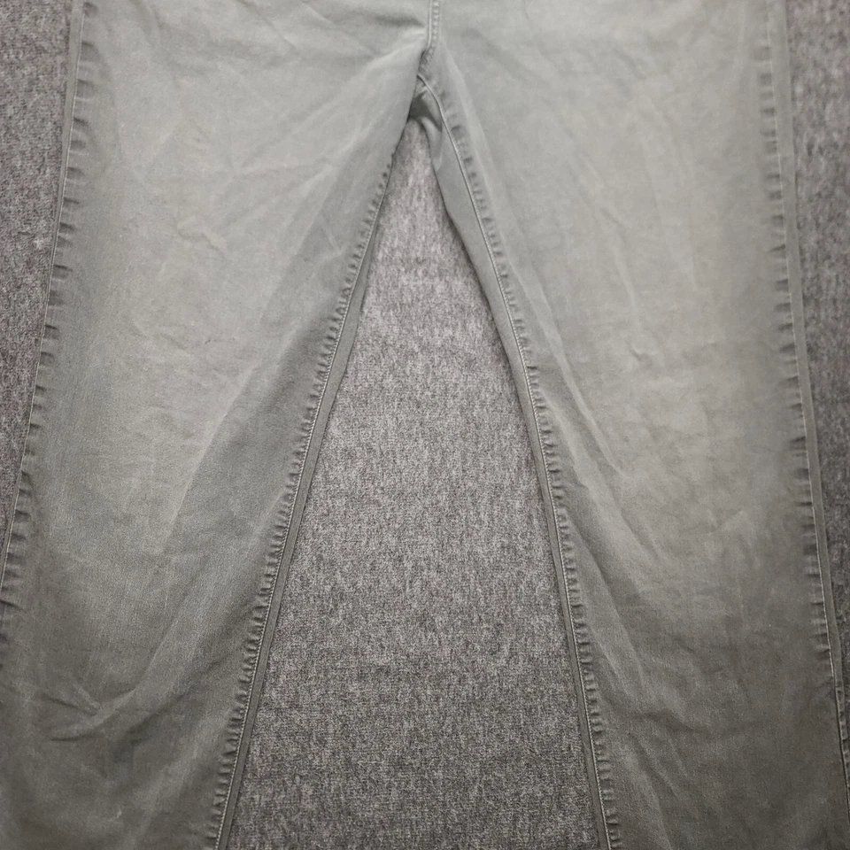 J Brand Kane Straight Jeans Mens 38x32.5 Gray Denim USA Made Thrashed Asphalt - Image 4 of 4