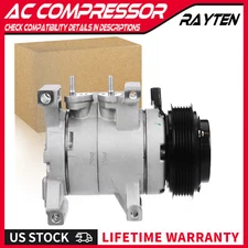 AC A/C Compressor w/Clutch 6-Groove for Jeep Grand Cherokee Chrysler 300 Dodge