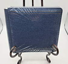 CREATIVE MEMORIES 7x7 Denim Blue Jean With Stiching NEW SEALED