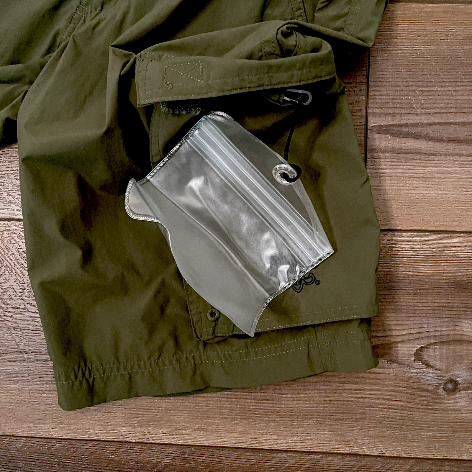 BOY SCOUTS Centennial Uniform Cargo Shorts Green Nylo… Gem