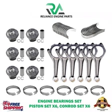 LAND ROVER VELAR JAGUAR 3.0PETROL 306PS BEARINGS WITH PISTON AND CONRODS SET STD
