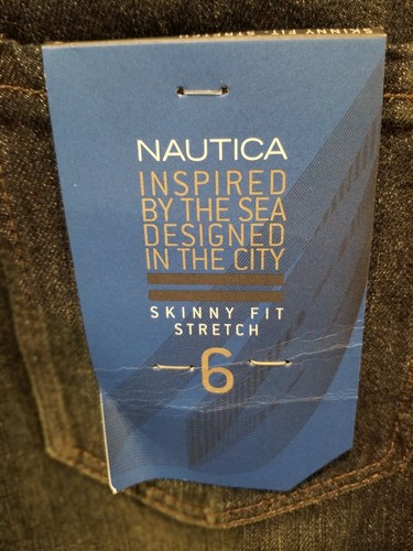 Nautica Little Boys' Skinny Fit Jeans Size 6 Retail $37.5 New. Color: Skipper - Picture 5 of 6