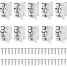 20x Small Mini Self Closing Spring Hinges for Furniture Case Box w/ Screws 0.96"