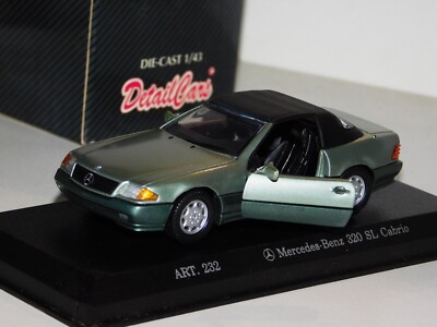 MERCEDES 320 SL SOFT TOP OPENING DOORS DETAIL CARS ART 232 1/43 | eBay