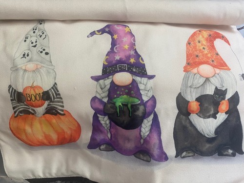 Halloween Witch Gnomes Light Up Table Runner Cynthia Rowley CURIOUS 14”x72” New - Picture 3 of 3