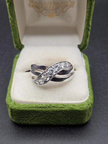 Sterling Silver .925 Blue Aquamarine Ring Size 11