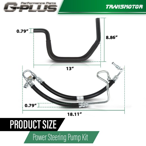 Power Steering Pump Kit Fit For BMW E46 320i 323i 325i 328Ci 328i 330i 2001-2005 - Picture 4 of 12
