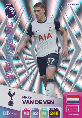 MICKY VAN DE VEN    PANINI ADRENALYN XL PREMIER LEAGUE   HYPERSONIC