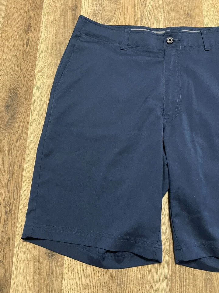 Pantalones Cortos PGA TOUR, Para Hombre Talla 36, Azul, Frente Plano, Bolsillos Foto 3 de 4