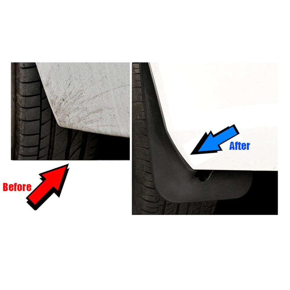 4pcs Heavy Duty Molded Splash Mud Guards Fenders For Dodge Journey 2011-2019 - Imagem 4 de 4