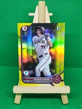 2022 Bowman Draft 1st Edition Andrew Pintar Yellow #d 8/75 ARIZONA DIAMONDBACKS 