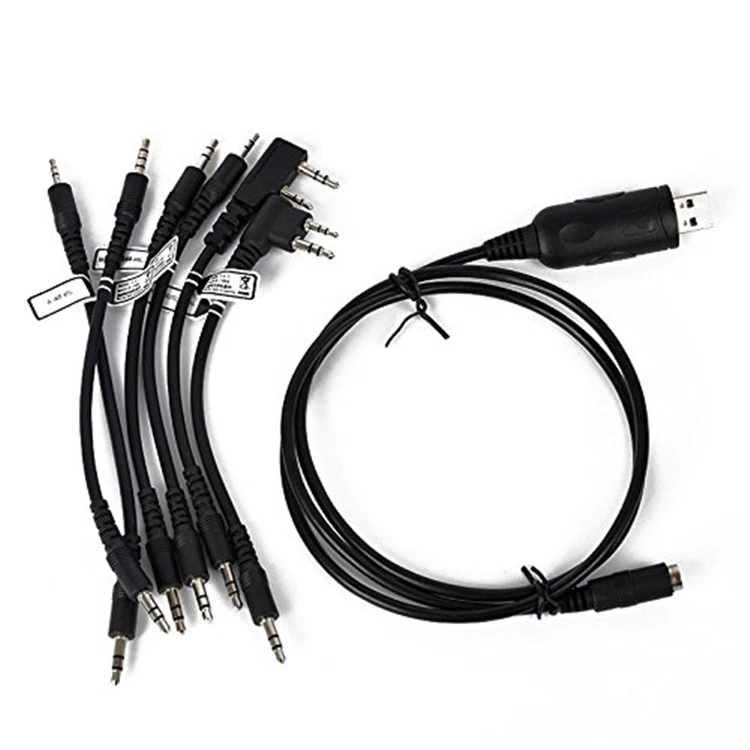 6 in 1 USB Programming Cable For ICOM Handheld Radio IC-F3S IC-F34GT IC-F34GS - Image 2 of 4
