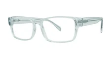 Mens Womens Glasses Modern Optical Slick Eyeglasses Frame Size 57-17-150 Crystal