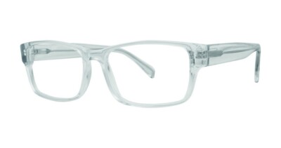 Mens Womens Glasses Modern Optical Slick Eyeglasses Frame Size 54-17-145 Crystal