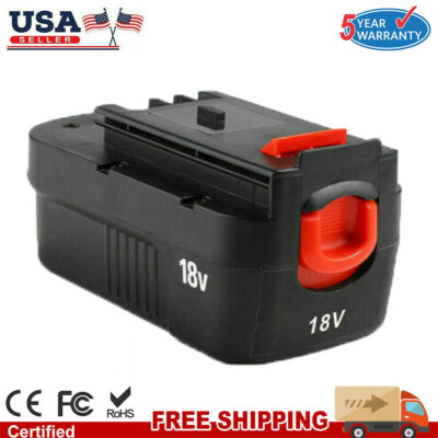 18 Volt 4800mAh Battery for Black & Decker 18V HPB18 HPB18-OPE 244760-00 NEW
