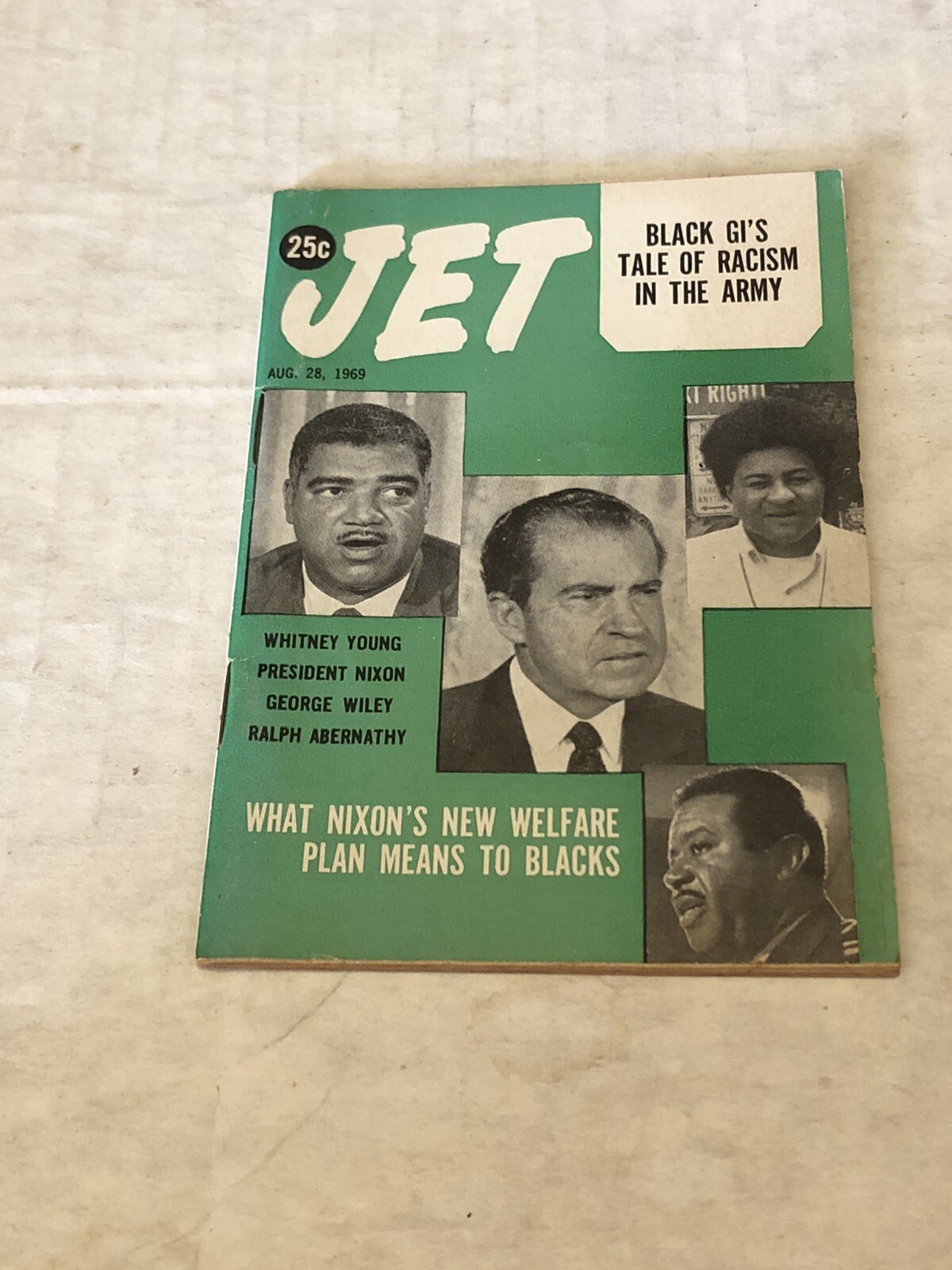 JET MAGAZINE  Aug. 28, 1969 What Nixon’s New Welfare Plan Means To Blacks