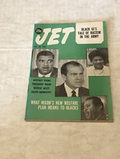 JET MAGAZINE  Aug. 28, 1969 What Nixon’s New Welfare Plan Means To Blacks