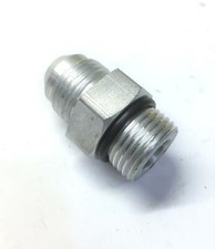 Parker Steel Straight Fitting (3/4" 37 Degree Male JIC x 3/4" MNPT) NOS