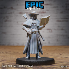 Holy Gunslinger A by Epic Miniatures Monster RPG D&D Pathfinder 3D Print