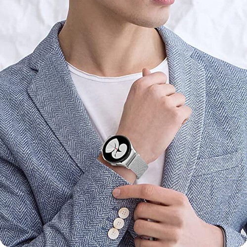 Samsung Galaxy Watch Band 7 6 5 Pro 40mm 44mm Milanese Magnetic Strap Stainless - Picture 8 of 17