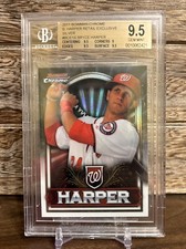 Bryce Harper 2011 Bowman Chrome Silver Rookie BGS 9.5 Gem Mint