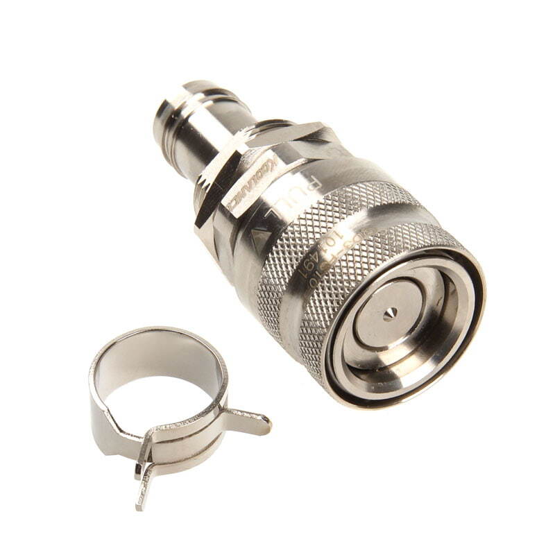 Koolance QD3-FS10-P Acciaio inossidabile Ottone EPDM Nichel QD3-FS10-P