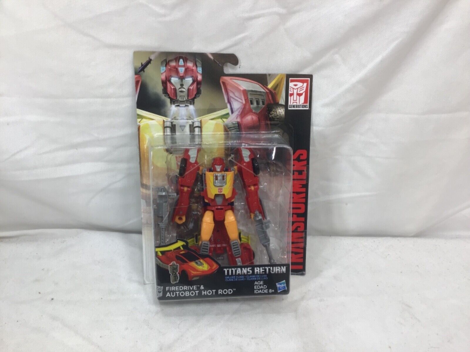 2016 Transformers Titans Return Hotrod Figure Deluxe Class Sealed MOC Carded