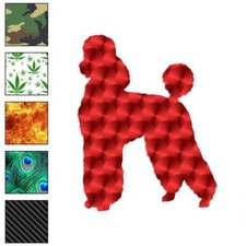 Poodle Dog Breed, Vinyl Decal Sticker, 40 Patterns  3 Sizes, 1995