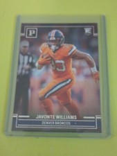 Javonte Williams 2021 Chronicles Panini Rookie Card Broncos ????. rookie card picture