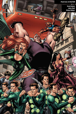 X-Men X Factor Strong Guy vs Cyber Art Print Decor - POSTER 20x30