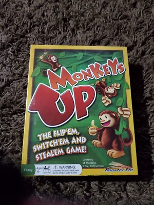 Monkeys Up Family Board Game   Kids Learn Strategy, Social Skills -New Sealed