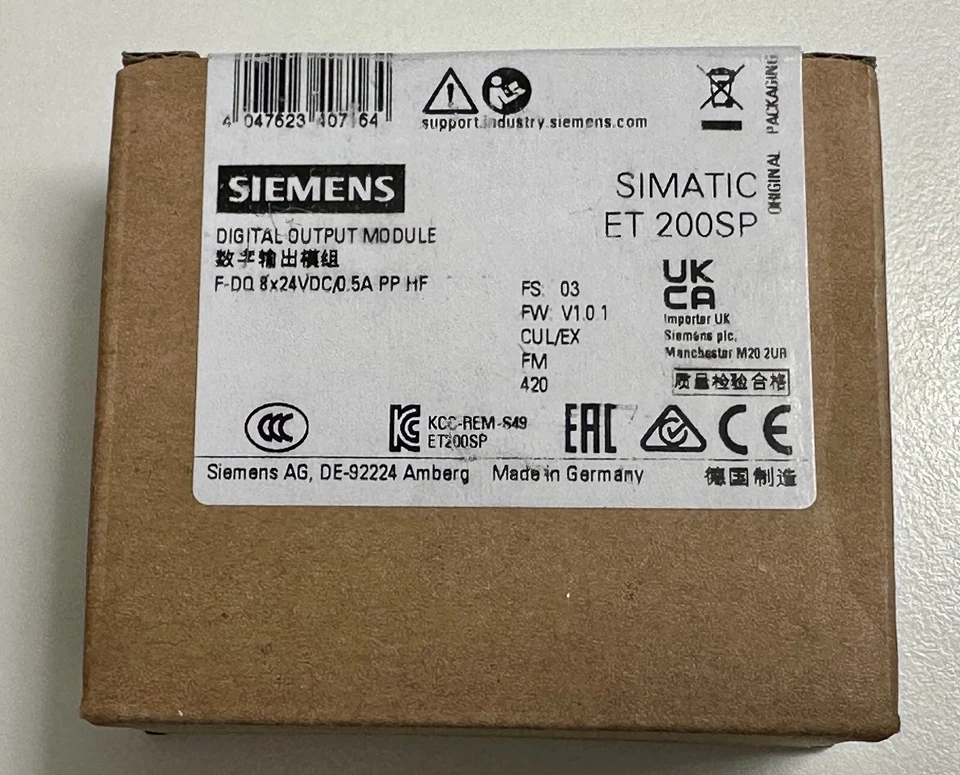 iemens 6ES7136-6DC00-0CA0 SIMATIC DP Elektronikmodul ET 200SP F-DQ8x24VDC/0.5A - Bild 2 von 3