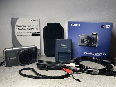 Canon PowerShot SX220 HS 12.1 MP Digitalkamera - Grau