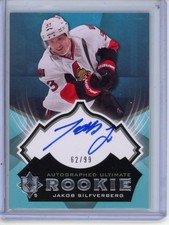 2012-13 Ultimate Collection 63/99 Jakob Silfverberg #40 Rookie Auto RC