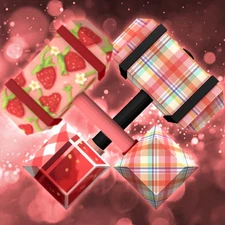 Spring Plaid & Strawberries Sets Flee The Facility FTF