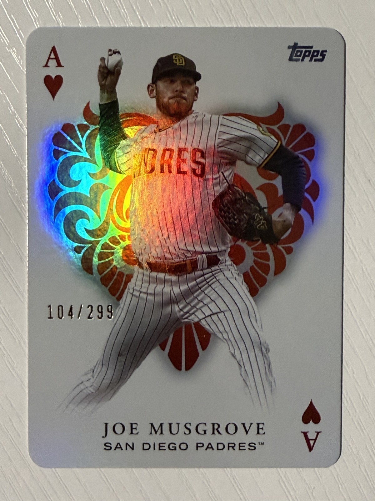 Joe Musgrove 2023 Topps All Aces Black #AA-18 104/299 San Diego Padres