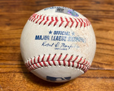 Nationals vs Giants Game Used Baseball 5/1/2022 Alex Cobb to Victor Robles MLB