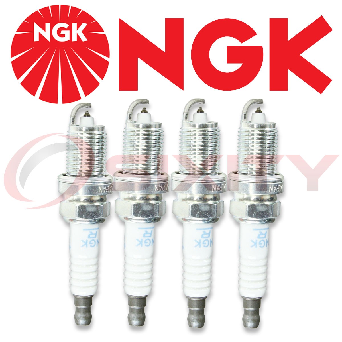 4 for Acura Honda NGK Laser Platinum PZFR5F11 Part 4363 Spark Plug Set Genuine