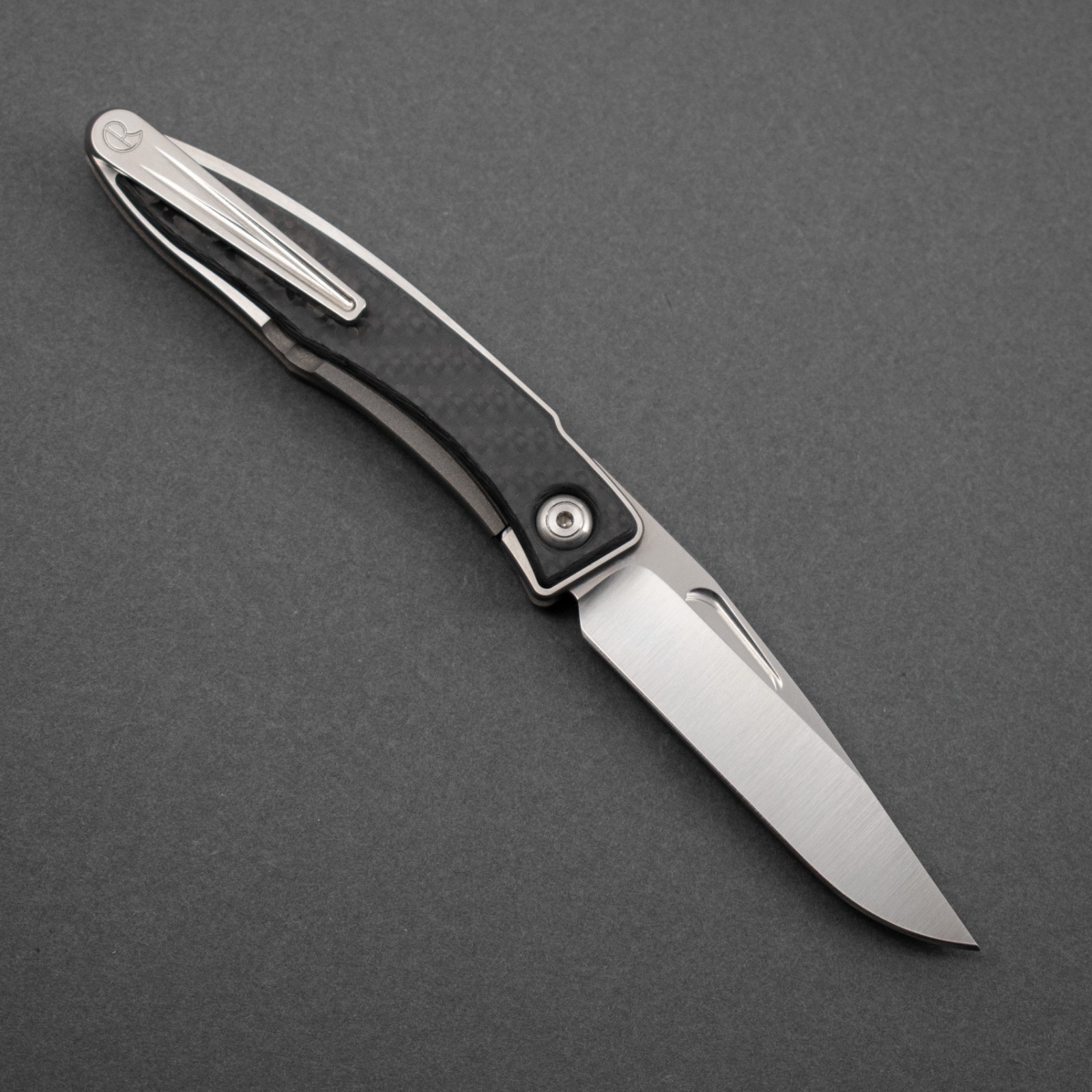 NEW! Chris Reeve Mnandi, Carbon Fiber Inlays (Gen 2), Polished Blade w/ Full Kit