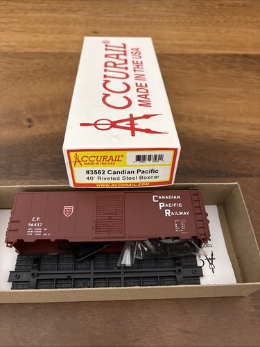 Vagón de carga Accurail HO #3562 Canadian Pacific Can 40' acero remachado Rd#56437 | Zustand: New