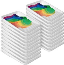Paint Tray Liners, 1-Qt. Capacity, Overlapping Edges, Fits 9” White 