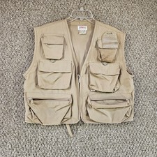 Vintage Orvis Fishing Vest Mens Sz M Full Zip...
