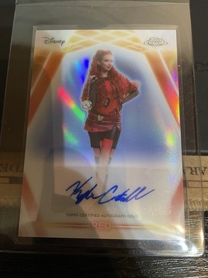 2026 Topps Neon Disney Kylie Cantrall As Red Chrome Autograph 
