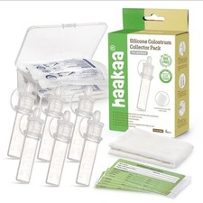 Haakaa Silicone Colostrum Collector - Safe Colostrum Storage Solution 4ml 6pcs 