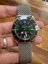 Breitling Men's Superocean Heritage Green Face  B20 Automatic Watch 42mm