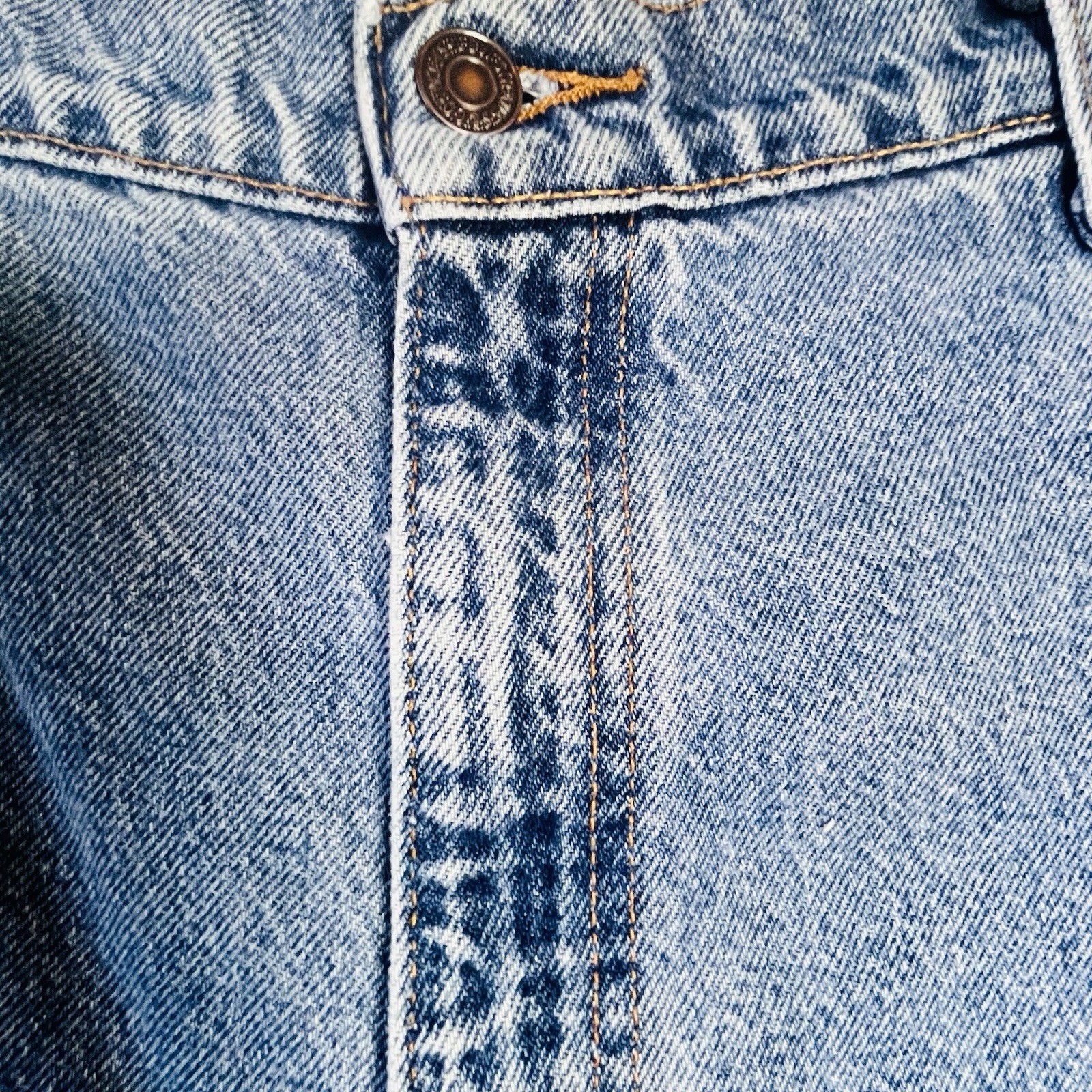 Vintage Levis 545 Mens Jeans Size 40 × 36 100% Cotton U.S.A. Black Batwing Tag thumbnail 2