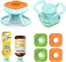 Bottle Emptying Cap, 2 Pack Kit Fits 24mm 28mm, Light Blue