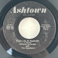 Rockabilly 45 JOHNNIE BALLENGER I'm The Boogie Man ASHTOWN