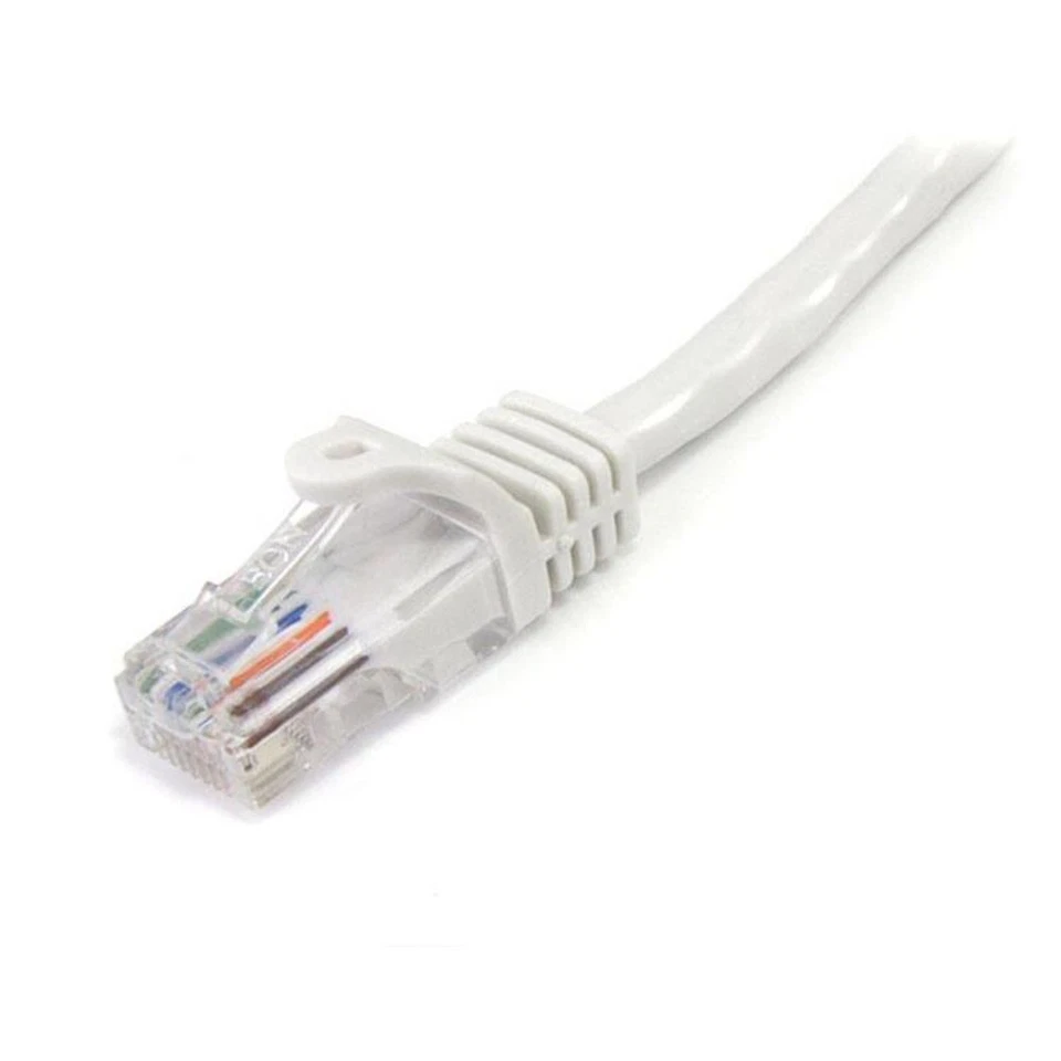 StarTech.com 1m Cat5e RJ45 UTP Netzwerkkabel Snagless - Cat 5e Patchkabel - Weiß - Bild 3 von 4